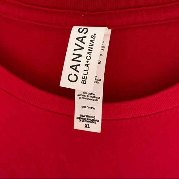 Men’s Short Sleeve Crew Neck Ugly Christmas Tee XL Taco Red - Picture 2 of 3